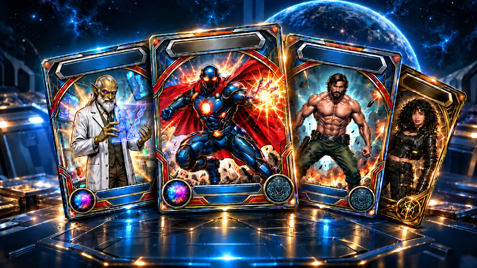 Original superhero cards