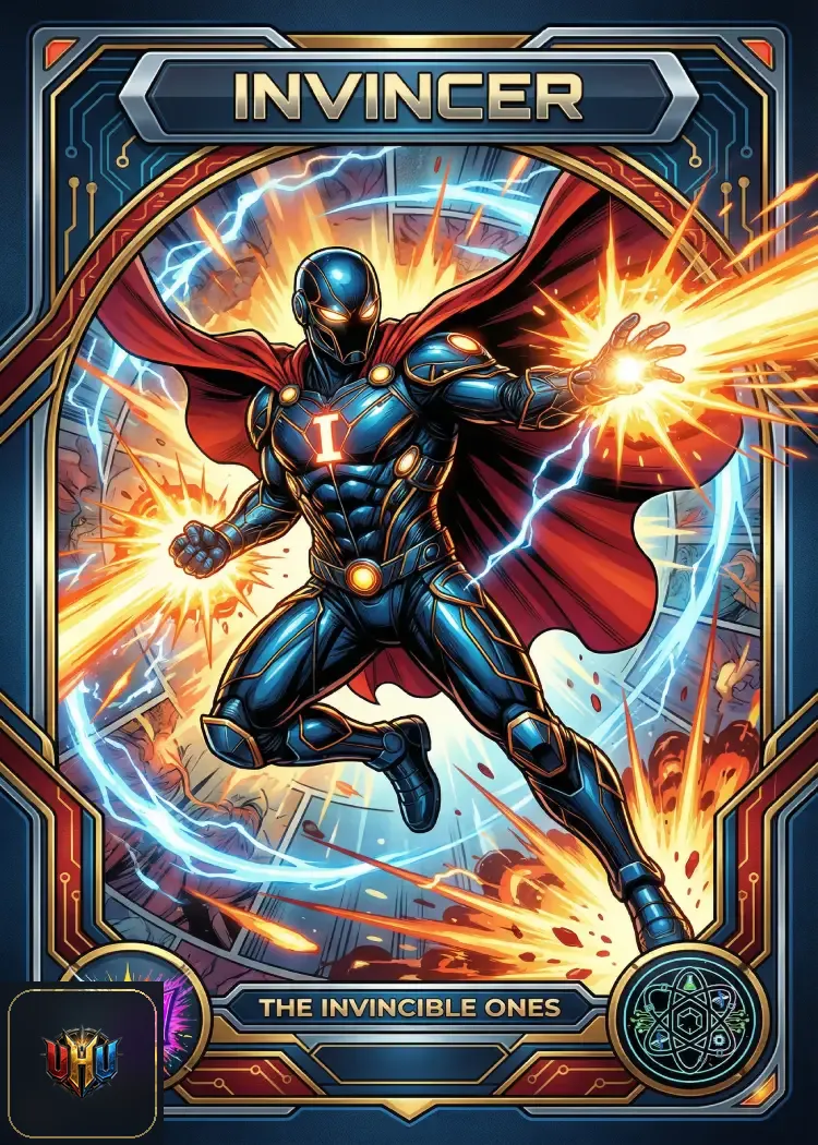 Invincer collectible card example